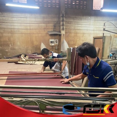 เครื่องจักรผลิตผ้าทรายสายพาน 