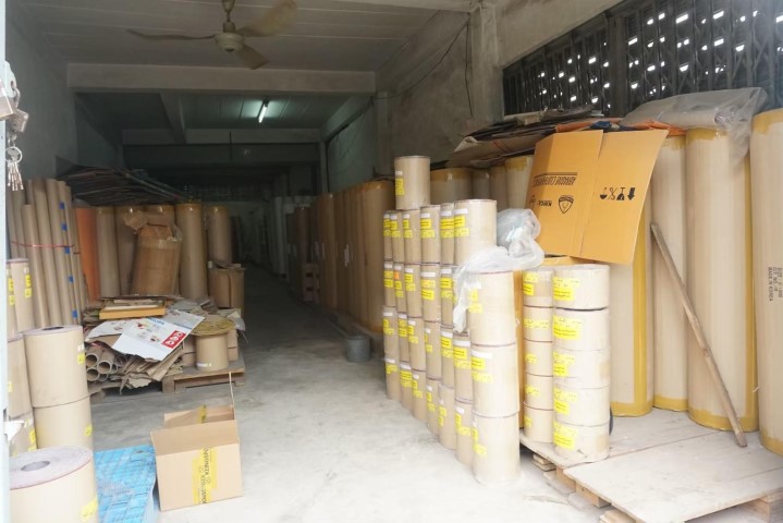 โรงงานผลิตผ้าทรายสายพาน ทรายม้วน ทรายกลม